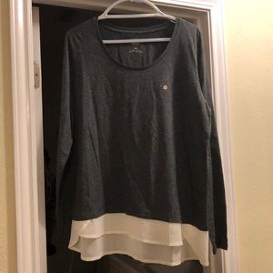 Brand new G. H. Bass & Co. dark gray top